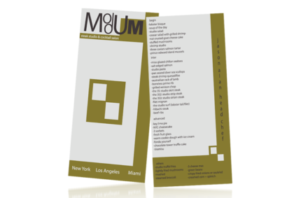 Modum Menu